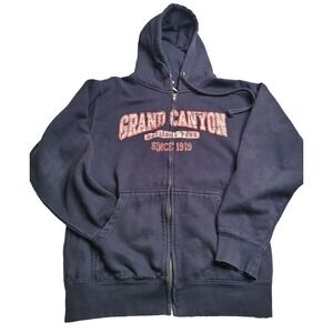 MJ Apparel Grand Canyon National Park Full Zip Sweatshirt‎ Men's Medium Navy